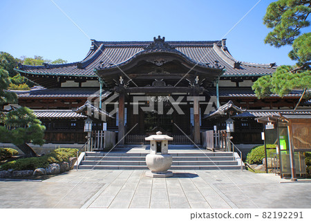 The main hall of Sengakuji The main hall of Sengakuji 82192291