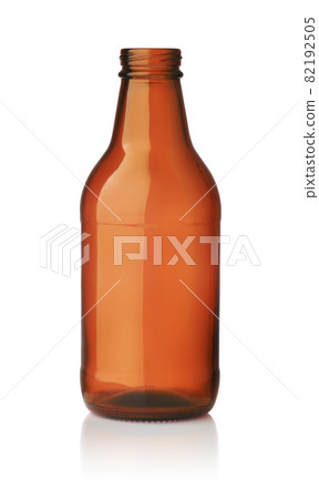 Empty small brown glass beer bottle Empty small brown glass beer bottle 82192505