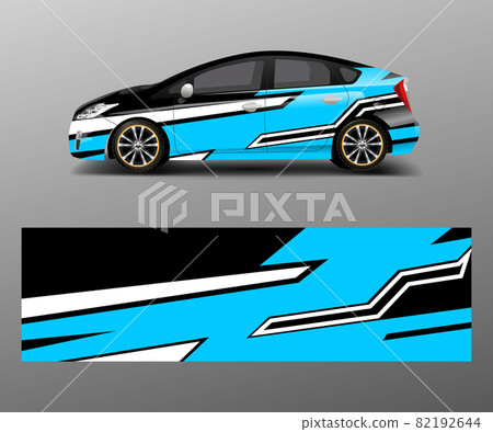 Sport car racing wrap design. vector design template design vector Sport car racing wrap design. vector design template design vector 82192644