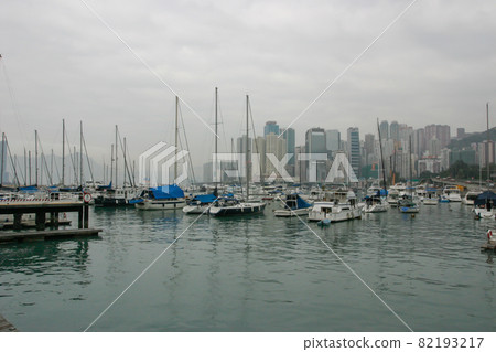 Causeway Bay Typhoon Shelter at Hong Kong 27 Nov 2004 82193217