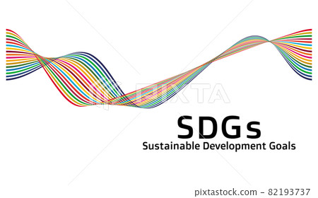 簡單的賀卡可持續發展目標 SDGs 17 彩色線條藝術矢量 簡單的賀卡可持續發展目標 SDGs 17 彩色線條藝術矢量 82193737
