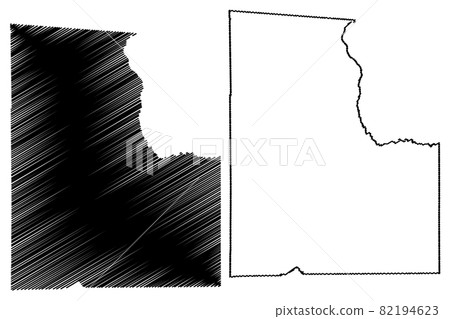 Baker County, Florida (U.S. county, United States of America,USA, U.S., US) map vector illustration, scribble sketch Baker map Baker County, Florida (U.S. county, United States of America,USA, U.S., US) map vector illustration, scribble sketch Baker map 82194623