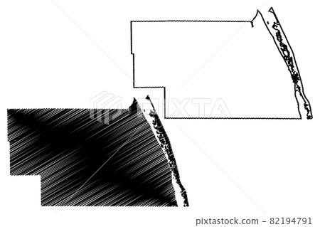 Indian River County, Florida (U.S. county, United States of America, USA, U.S., US) map vector illustration, scribble sketch Indian River map Indian River County, Florida (U.S. county, United States of America, USA, U.S., US) map vector illustration, scribble sketch Indian River map 82194791