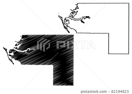 Manatee County, Florida (U.S. county, United States of America,USA, U.S., US) map vector illustration, scribble sketch Manatee map Manatee County, Florida (U.S. county, United States of America,USA, U.S., US) map vector illustration, scribble sketch Manatee map 82194823
