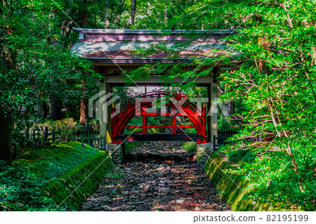 玉橋越後國一宮彌彥神社（新潟縣西神原郡彌彥村） 82195199