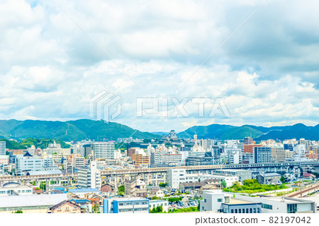 城市景觀和姬路城 82197042