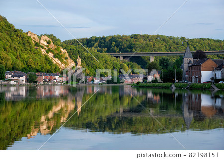 View of picturesque Dinant city. Belgium 82198151