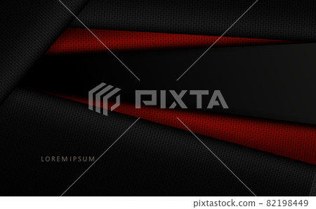 Geometric beautiful background, textured slanting curtains in red and black 82198449