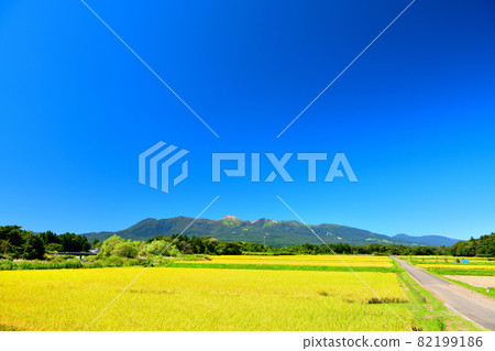 Rural scenery of Nasu and Mt. Chausu Rural scenery of Nasu and Mt. Chausu 82199186