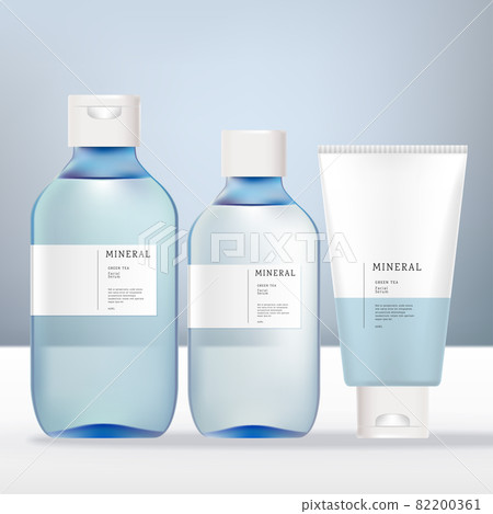 Vector Alcohol, Hair Shimmer, Fragrance, Antibacterial, Aroma Water Spray or Pump Bottle and Hand Cream Packaging. Transparent Light Blue and White Vector Alcohol, Hair Shimmer, Fragrance, Antibacterial, Aroma Water Spray or Pump Bottle and Hand Cream Packaging. Transparent Light Blue and White 82200361