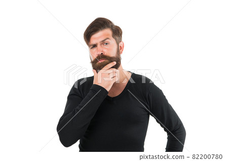 Handsome fashion model. stylish guy with long beard. Handsome fashion model. stylish guy with long beard. 82200780