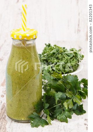 Freshly blended coctail from vegetables, diet and healthy nutrition concept Freshly blended coctail from vegetables, diet and healthy nutrition concept 82201343