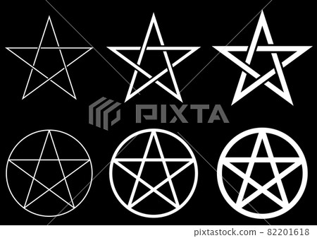 Pentagram image material set 82201618