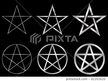 Pentagram image material set 82201620