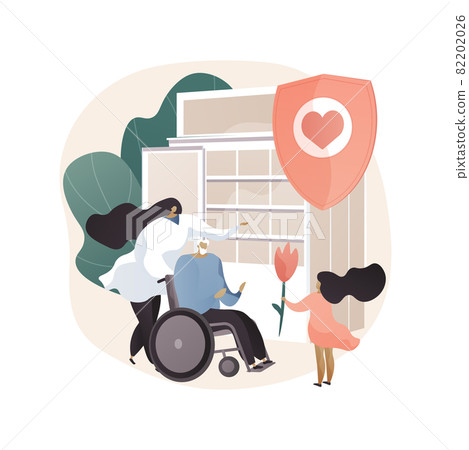 Social services abstract concept vector illustration. 82202026