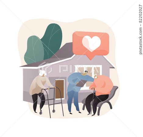 Social facilities abstract concept vector illustration. 82202027