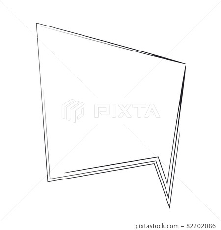 Speech bubble. Speak text balloon, chatting box. Speech bubble. Speak text balloon, chatting box. 82202086