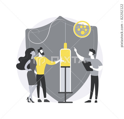 Vaccination of adults abstract concept vector illustration. 82202122