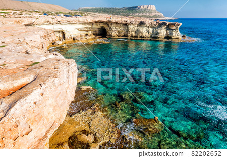 Seashore in Aiya Napa near Cape Greco, Cyprus 82202652