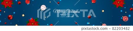 Merry Christmas sale banner template. Greeting card, banner, poster, header for website Merry Christmas sale banner template. Greeting card, banner, poster, header for website 82203482