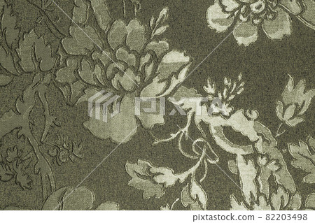Vintage Tapestry Texture Background with Flower Ornament 82203498