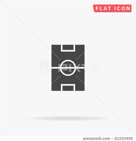 Football pitch, Soccer Field flat vector icon. Hand drawn style design illustrations Football pitch, Soccer Field flat vector icon. Hand drawn style design illustrations 82203499
