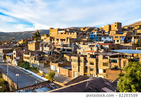 View of Huancayo in Peru at sunset View of Huancayo in Peru at sunset 82203589