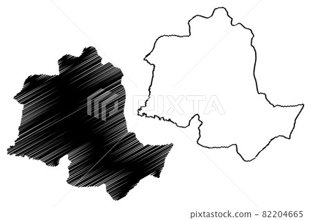 Potaro-Siparuni Region (Administrative Regions of Guyana, Co-operative Republic of Guyana) map vector illustration, scribble sketch Potaro Siparuni map.. Potaro-Siparuni Region (Administrative Regions of Guyana, Co-operative Republic of Guyana) map vector illustration, scribble sketch Potaro Siparuni map.. 82204665