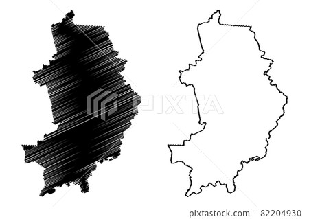 Krimulda Municipality (Republic of Latvia, Administrative divisions of Latvia, Municipalities and their territorial units) map vector illustration, scribble sketch Krimulda map 82204930