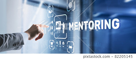 Mentoring Motivation Coaching Career Business Technology concept Mentoring Motivation Coaching Career Business Technology concept 82205145