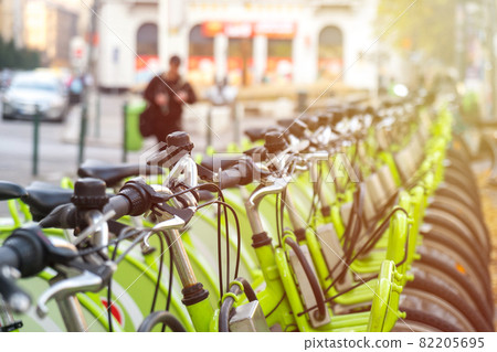 Rental and parking bicycles in the city Budapest Rental and parking bicycles in the city Budapest 82205695