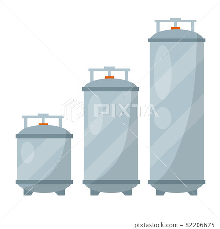 Boiler for heating water. Big and small grey tank Boiler for heating water. Big and small grey tank 82206675