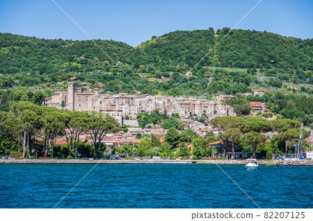 The village of Bolsena on the lake of the same name The village of Bolsena on the lake of the same name 82207125