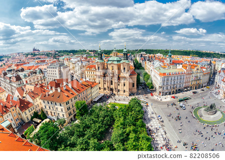 St. Nicholas Church on the Old Town Square. Prague, Czech Republic 82208506