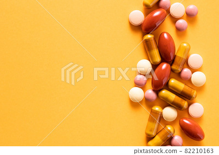 藥物和補充劑的圖像材料 82210163