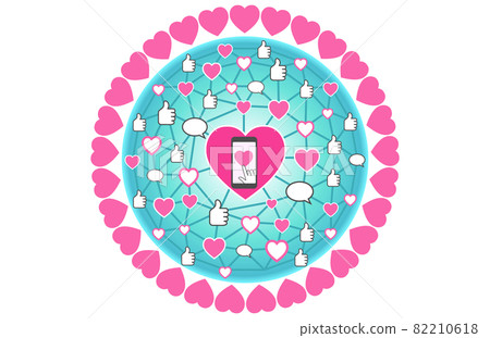 Graphic with influence as a motif. Transparent background of the vector. Graphic with influence as a motif. Transparent background of the vector. 82210618