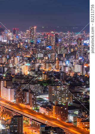 《大阪府》大阪市區/城市夜景 《大阪府》大阪市區/城市夜景 82211756