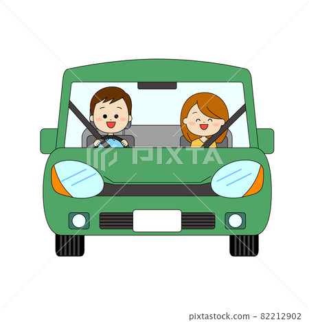 Men and women driving happily Men and women driving happily 82212902