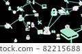 Image of information network virtual space 82215688