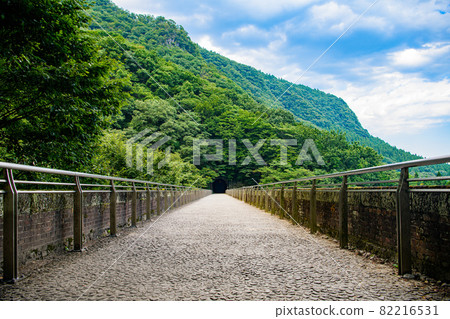 [Annaka City, Gunma Prefecture] Usui Third Bridge Megane Bridge 82216531