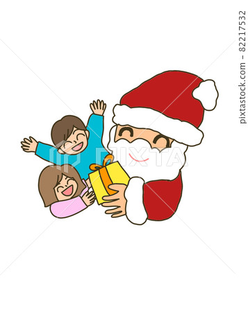 Christmas illustration, santa claus 82217532