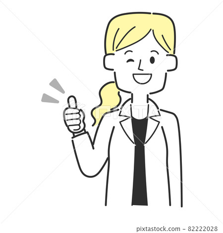 Doctor doing thumbs up Doctor doing thumbs up 82222028