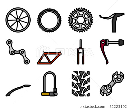Bike Icon Set 82223192