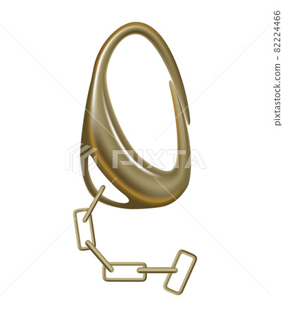 Carabiner clasp. Metal carabine for climbing rope link. Snap hook for bag, safety or protecting accessory. Claw clasp, climbing equipment Carabiner clasp. Metal carabine for climbing rope link. Snap hook for bag, safety or protecting accessory. Claw clasp, climbing equipment 82224466