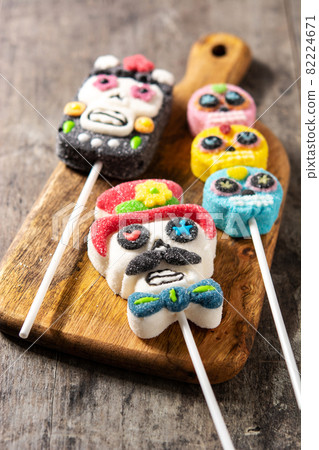 Candy skull lollipops Candy skull lollipops 82224671