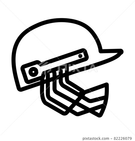 Cricket Helmet Icon 82226079