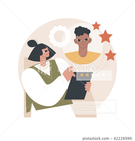Employee assessment abstract concept vector illustration. Employee assessment abstract concept vector illustration. 82226999