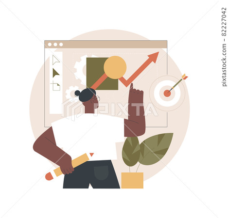Design strategy abstract concept vector illustration. Design strategy abstract concept vector illustration. 82227042