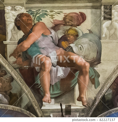 interiors and details of the Sistine Chapel, Vatican city 82227137