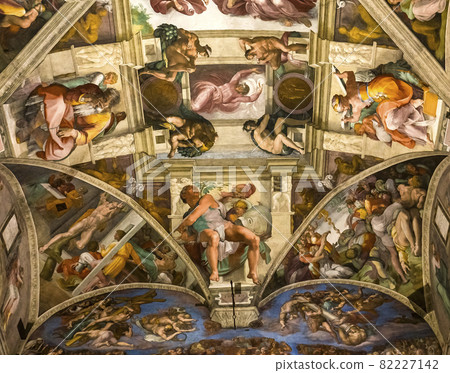 interiors and details of the Sistine Chapel, Vatican city interiors and details of the Sistine Chapel, Vatican city 82227142